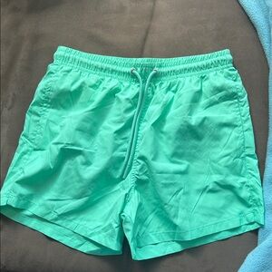 Women’s Mint Green Drawstring Shorts